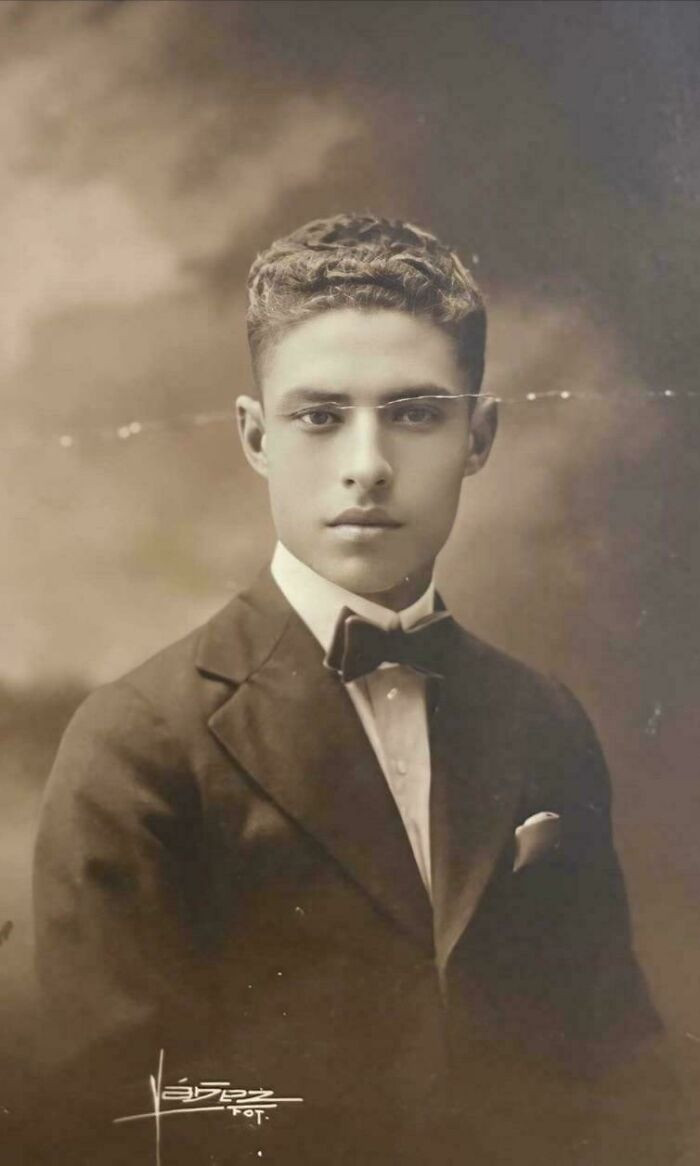 "My Great-Grandfather Took This Photo In 1919 As A Gift For The Woman Who Would Become His Wife (My Great-Grandmother), With A Handwritten Note On The Back"
