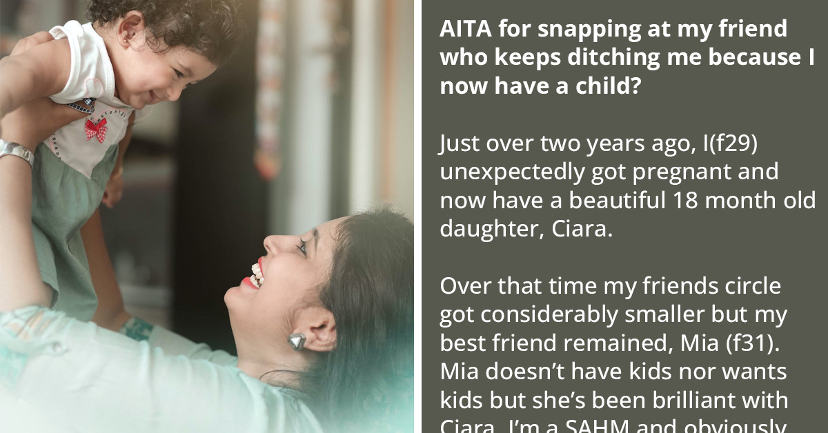 New Mom Angry at Her Best Friend Because She Keeps Calling Her Out but Never Wants to Come Over to Her Place Because of the Baby