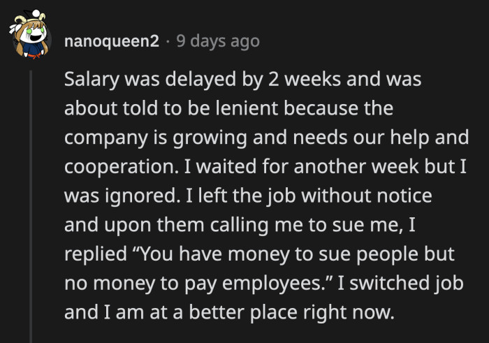 23. Did they ever pay you that salary?