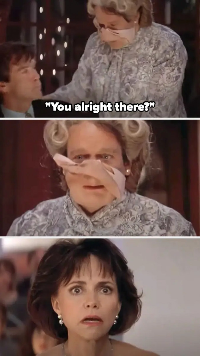 8. When Mrs. Doubtfire Was Exposed as Daniel in Mrs. Doubtfire