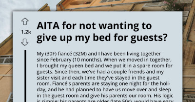 Redditors React As Woman Refuses To Give Her Bed Up For Partner's Parents