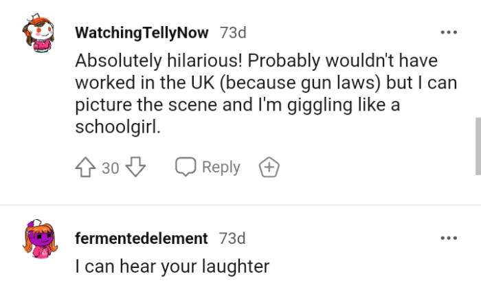 This Redditor Says That They Could Hear the OP Laughing at That Moment