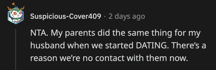 OP's parents are gunning for this future with the way they are acting