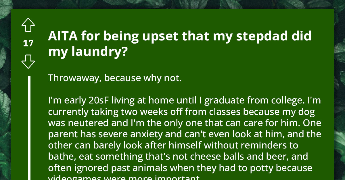 Daughter Asks Reddit For Advice Over Her "Creepy" Stepfather Doing Her Laundry