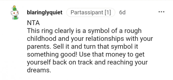 Sell it and turn that symbol into something good