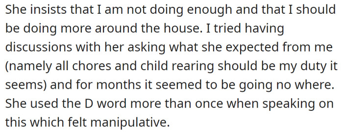 He tried to talk to her, but it was in vain