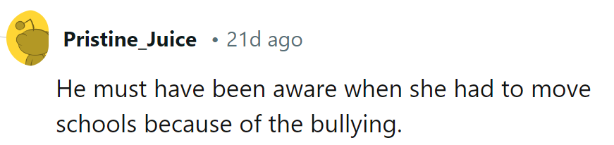 He must have been aware when her school swaps were faster than a costume change at a superhero convention.