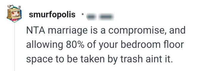 Marriage is a compromise but...