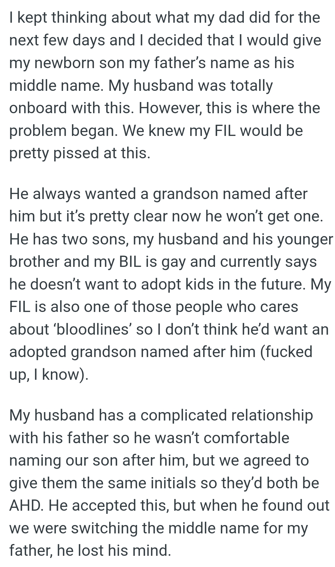 FIL is also one of those people who cares about ‘bloodlines’