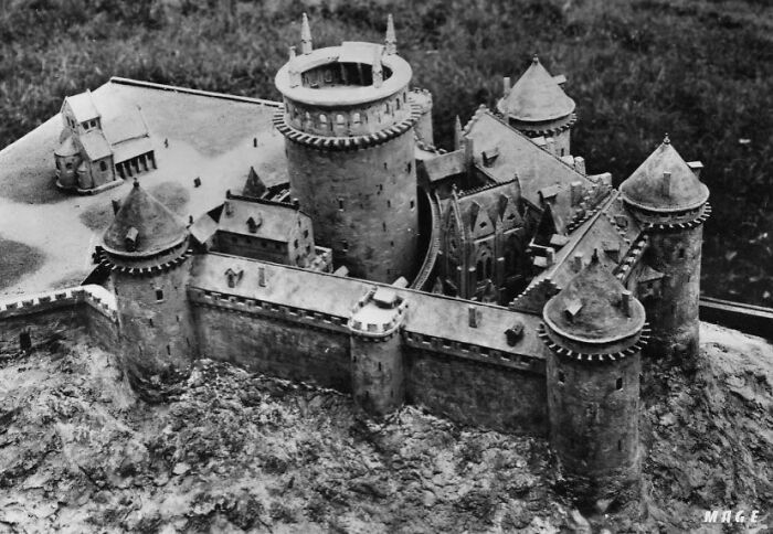 Château De Coucy, Picardy, France. Built In The 13th Century And Destroyed In 1917