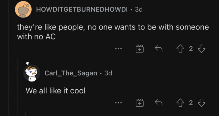 Just like prairie dogs, we all like it cool.