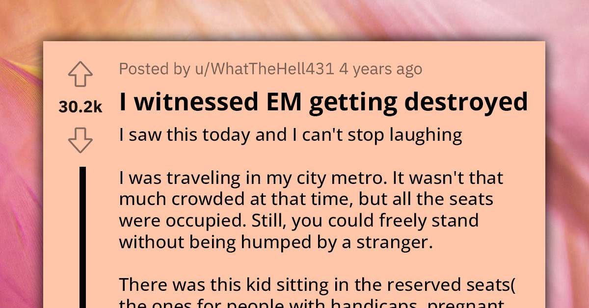 Teenage Boy Destroys Karen-Mom With An Epic Reveal After She Tried Forcing Him To Give Up His Train Seat