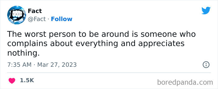 7. The worst people to be around