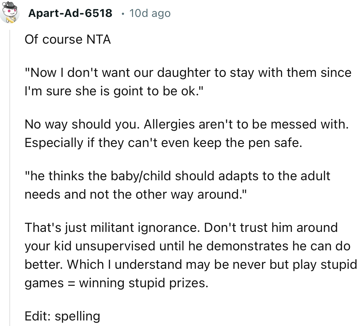 “That's Just Militant Ignorance. Don't Trust Him Around Your Kid Unsupervised Until He Demonstrates He Can Do Better.”