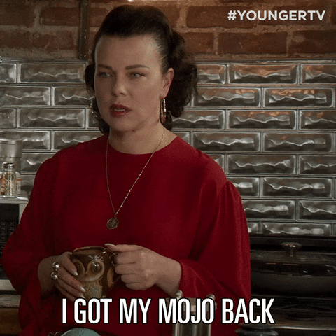 She even got her baking mojo back!