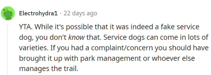 Next time, airing thoughts through official channels might fetch a more balanced response.