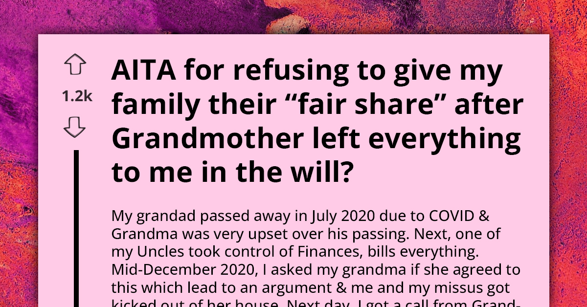 Siblings Plot to Seize Woman's Assets but Gain Nothing at Her Passing, Pressure Caring Grandson for His Share