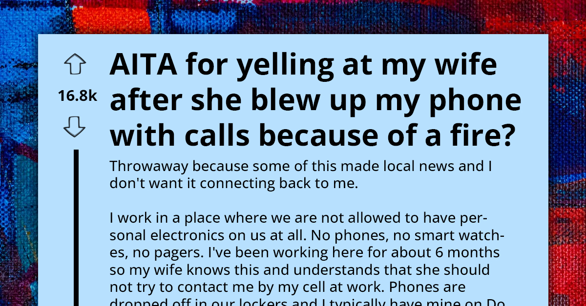 Husband Berates Terrified Wife for Disturbing His Work with Repeated Calls After Seeing on the News That His Workplace Is on Fire