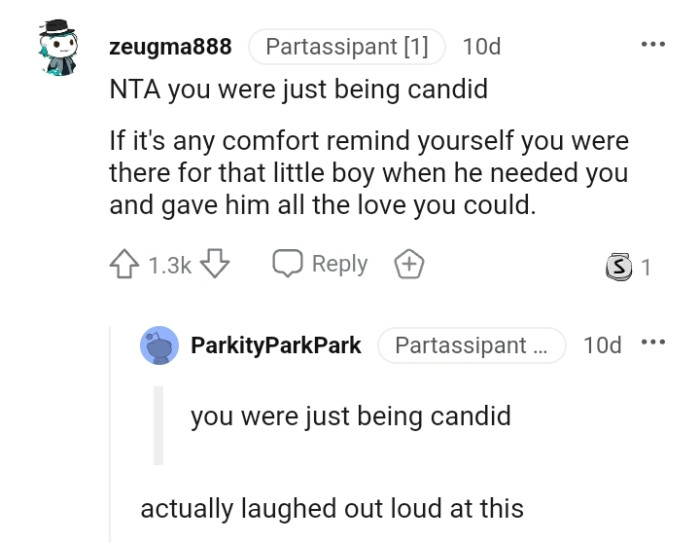 Let's head into the comments and find out what other Redditors had to chirp in