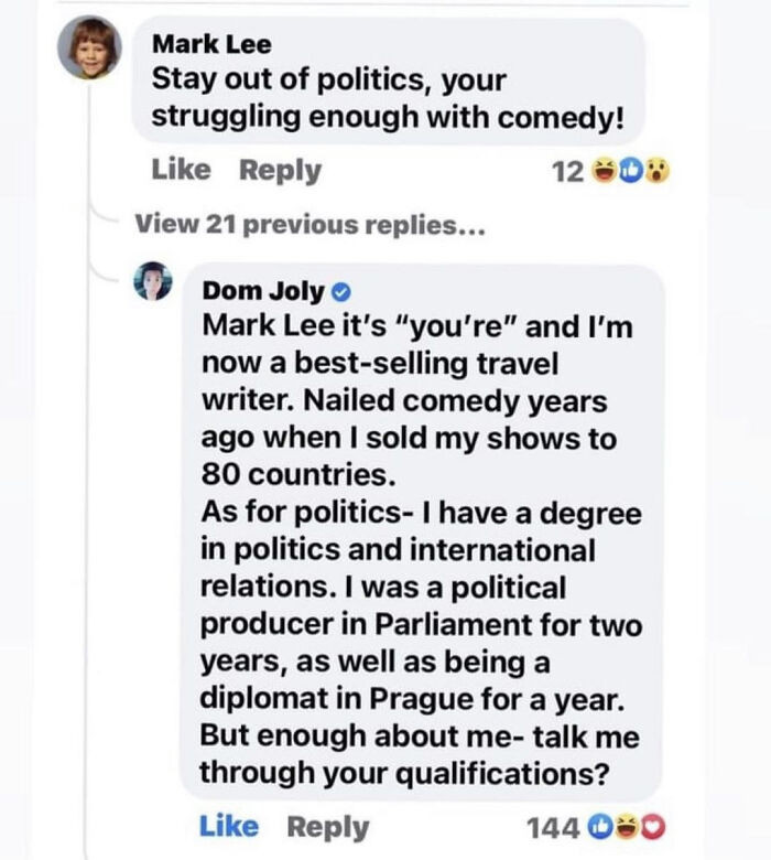 17. Fair Point Well Made