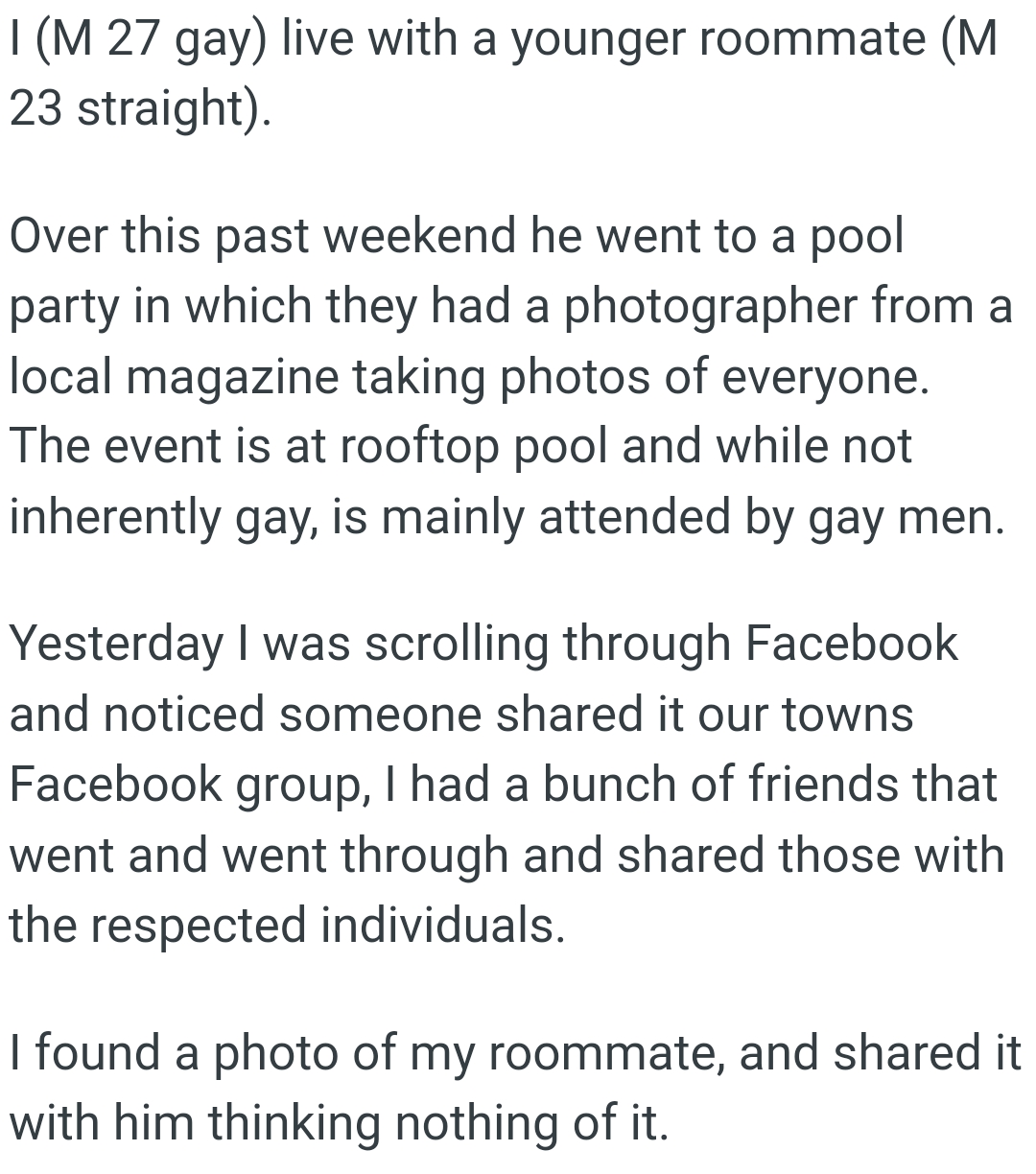 They had a photographer from a local magazine taking photos of everyone