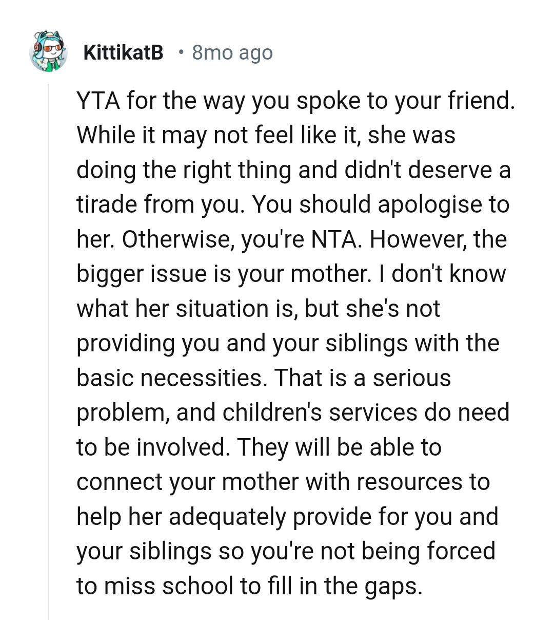 OP's Mom Is the Bigger Issue