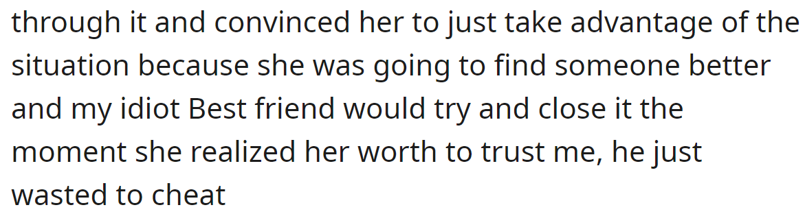 The OP helped his wife accept the imposed circumstances: