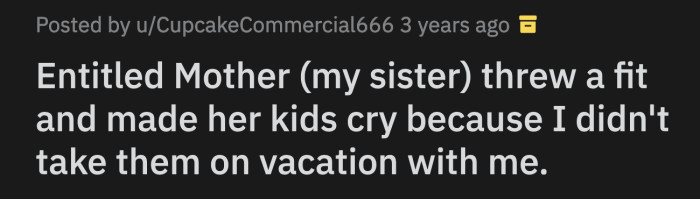 When they got home, OP posted photos of herself, Megan, and the kids during their beach weekend.