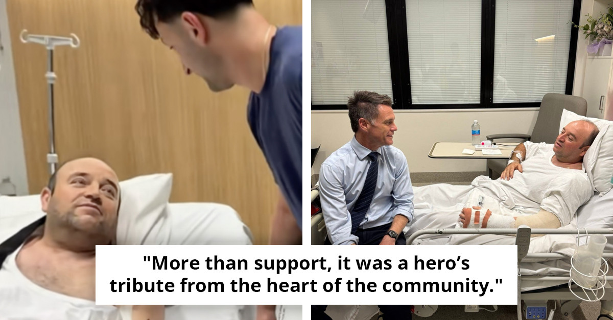 Heartfelt Inquiry from Bondi Beach Rescuer Presented with $2.5 Million Donation in Hospital