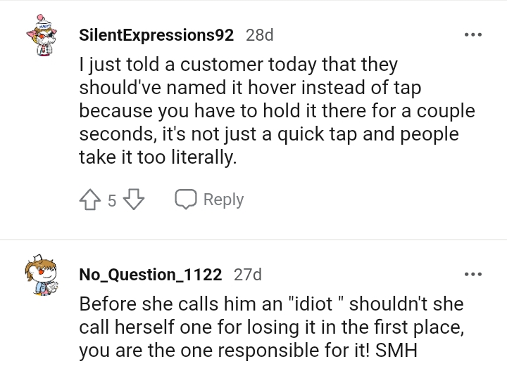 It is not just a quick tap