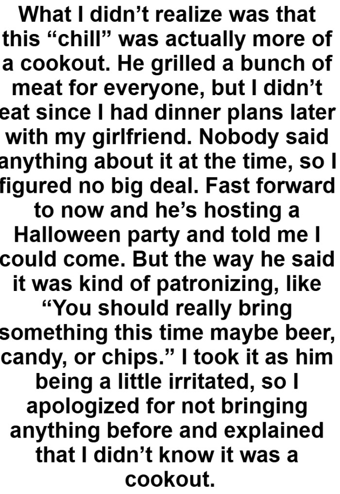 Nobody said anything about it at the time, so the OP figured no big deal.