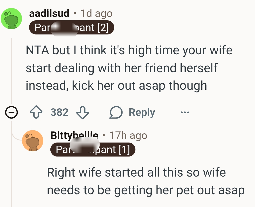 And the comments roll in...