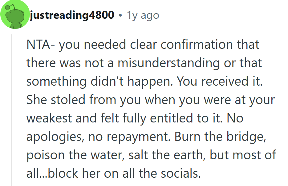 Burn the bridge, salt the earth, and hit “block.” A digital cleanse for a moral mess.