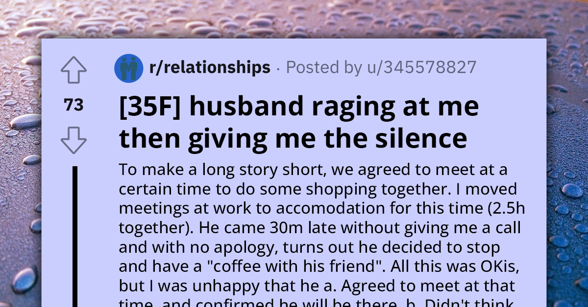 Husband Shuts Down for Two Weeks After Wife Questions His Lateness, Leaving Her Suspicious