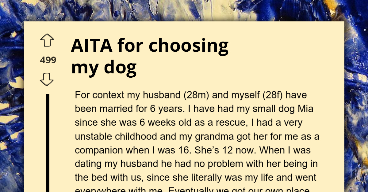 Husband's Disdain For Wife’s Beloved Dog Finally Ruins Their Six-Year Marriage