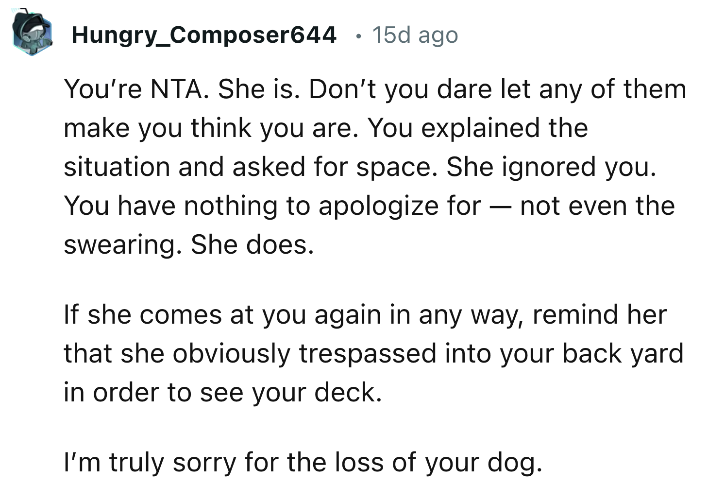 OP Explained the Situation, but the HOA Member Wouldn't Listen to Her