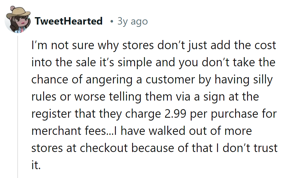 Checkout shocker: Paying to pay? That's a surefire way to chase customers away faster than a card swipe!