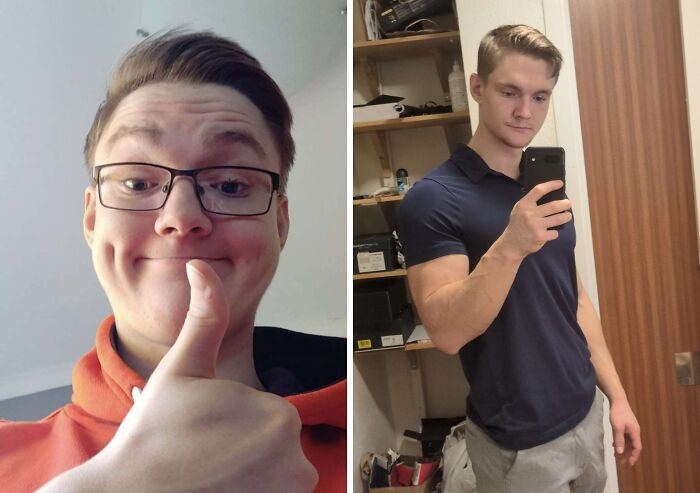 "Skinny Fat To Fit, Gym Transformation 20-24"
