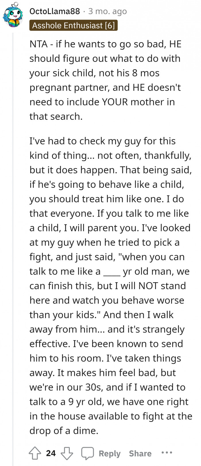 12. Be a son who was raised well by your parents, a man that your wife married, and a father to your son.