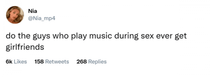 8. Guys, say something: