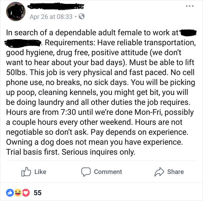 14. At least it’s an honest advertisement