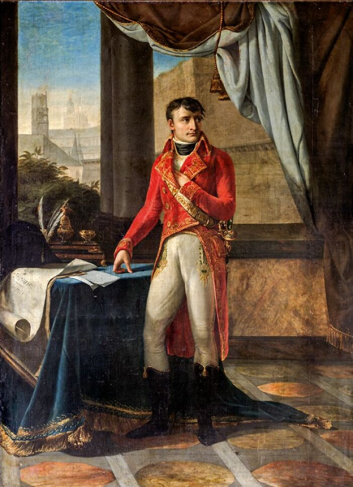 Napoleon wasn’t actually short - British cartoons just exaggerated his height for satire.