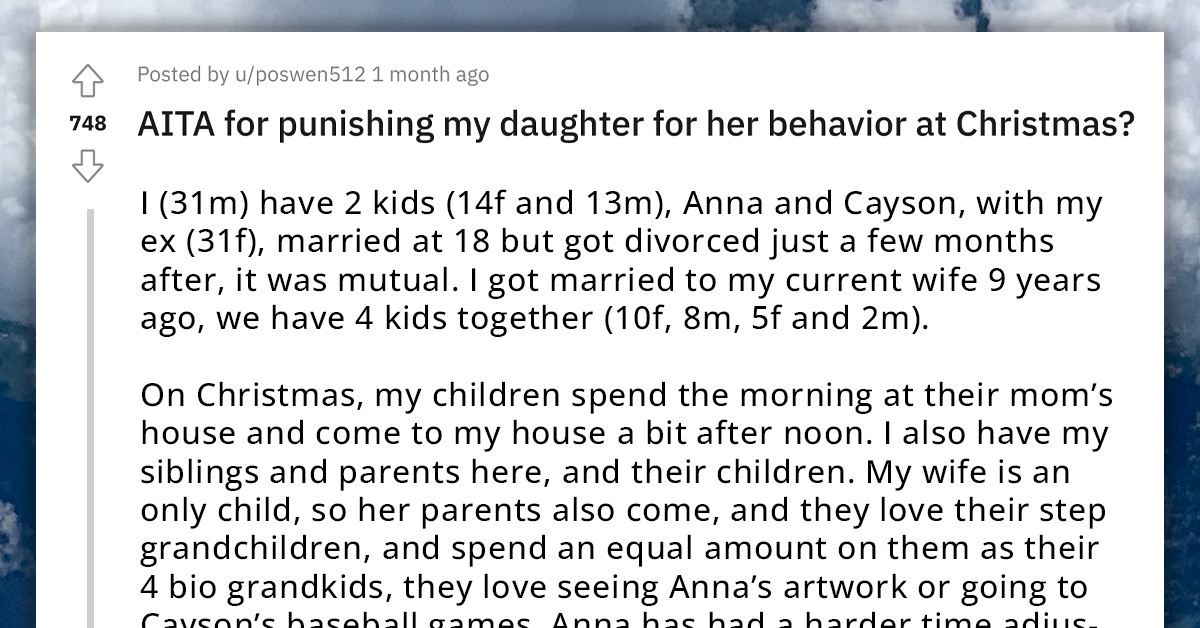 Dad Calls Out Daughter For Making Sexist Remarks Towards A Family Visitor On Christmas, Asks If They Are An A-Hole For Doing So