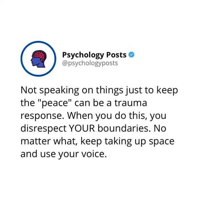 Respect your boundaries by speaking up.