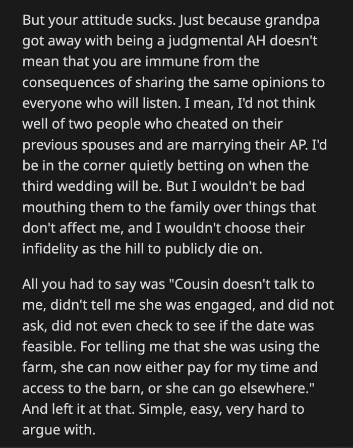 They have more issues than a disputed wedding venue.