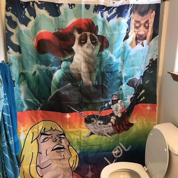 "Internet Showercurtain"