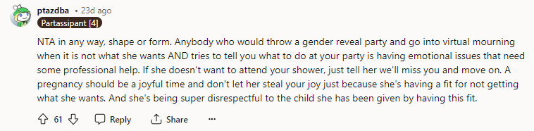 A pregnancy should be a joyful time