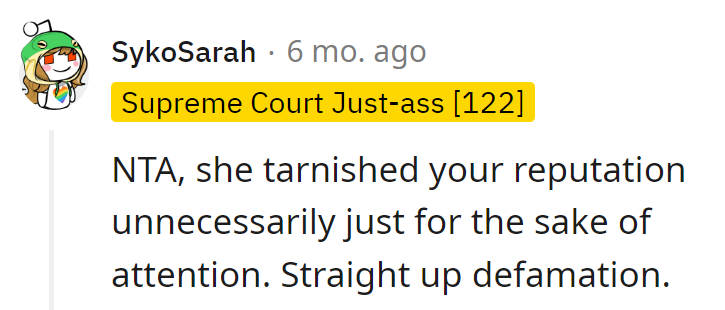 Casey turned attention-seeking into a reputation wrecking ball. Defamation, not a red carpet moment.