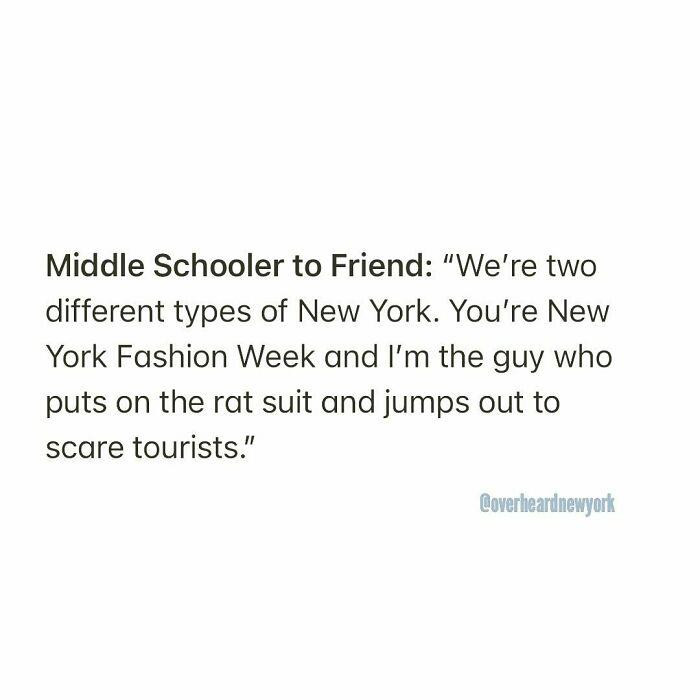 8. The two different types of New York