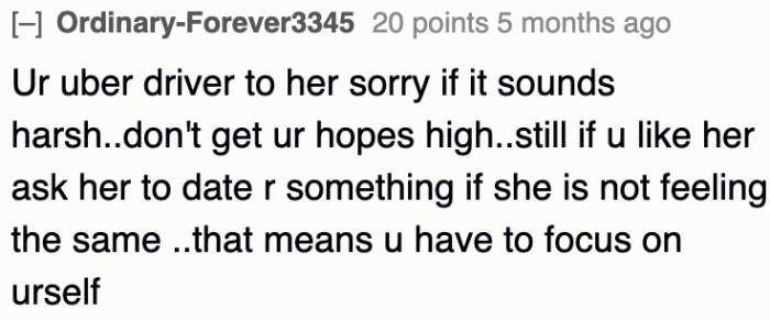 He can try asking for a date, but he can't get his hopes up if she's only affectionate when drunk.